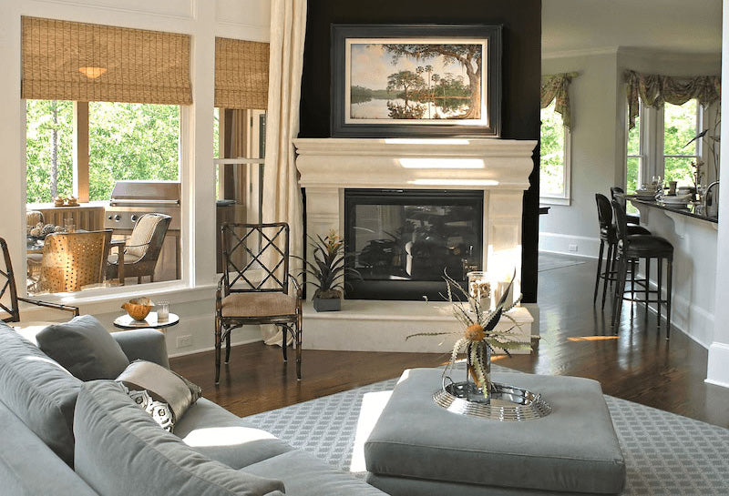 How to Use a Black Accent Wall in Your Living Room