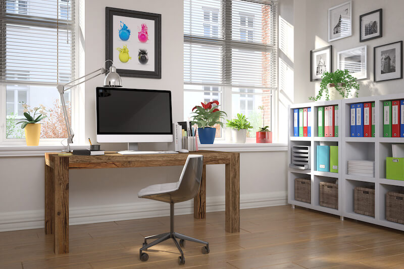 Home Office Wall Art That Helps You Stay Focused & Impress on Video Calls