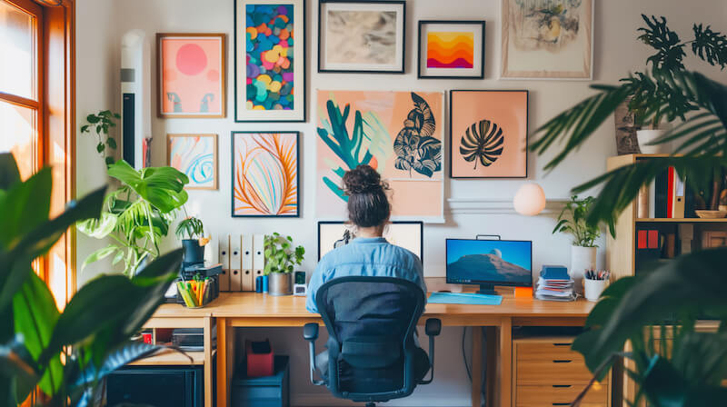 Home Office Gallery Walls: Creating Professional Video Backgrounds