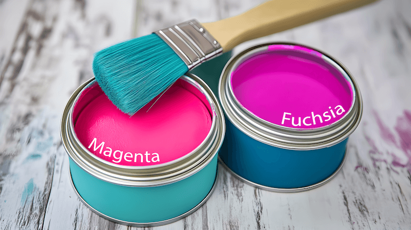 Fuchsia vs. Magenta: Key Differences You Should Know