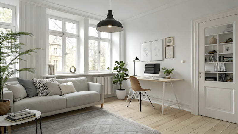 Home Office Art by Room: Bedroom, Kitchen, and Living Room Offices